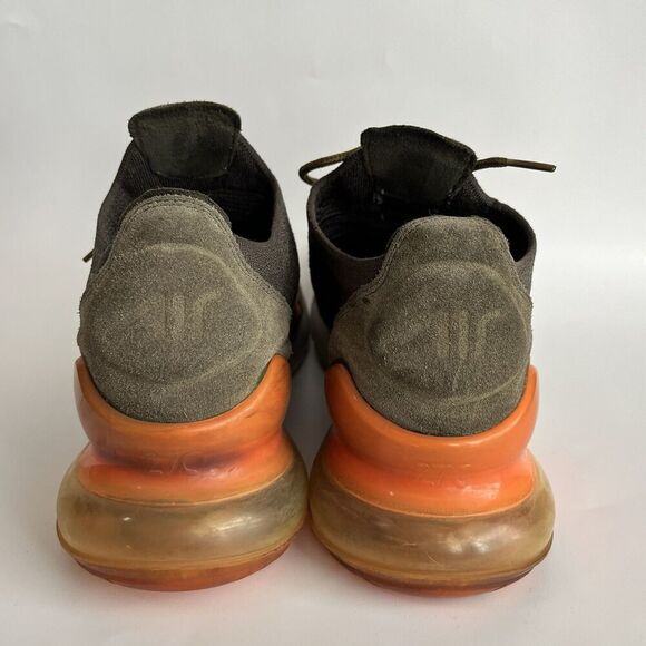Nike Air Max 270 Flyknit Sneakers Shoes Olive Flak Size 12 Gym‎ Sports Workout main image 4